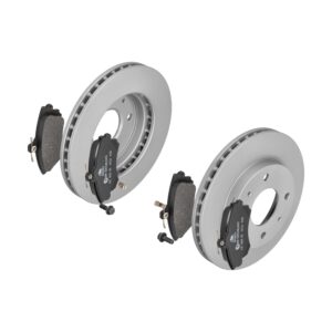ATE Bremsesæt, skivebremser ijf141bek5 foraksel ventileret 256mm 24mm for VOLVO MITSUBISHI KIA