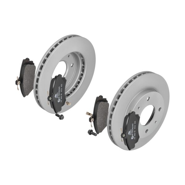 ATE Bremsesæt, skivebremser ijf141bek5 foraksel ventileret 256mm 24mm for VOLVO MITSUBISHI KIA