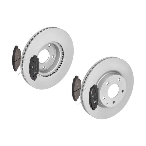 ATE Bremsesæt, skivebremser ijf141cv97 foraksel ventileret 295mm 25mm for MAZDA