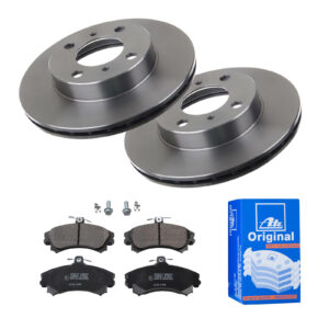 ATE Bremsesæt, skivebremser ijf141dn43 foraksel ventileret 236mm 18mm for VOLVO MITSUBISHI PROTON
