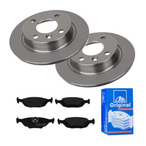 ATE Bremsesæt, skivebremser ijf141dqs7 bagaksel fuld 228mm 9mm for VOLVO SAAB