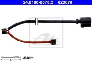 ATE Bremsesæt, skivebremser ijf141duc5 bagaksel perforeret/ventileret 299mm 20mm for PORSCHE