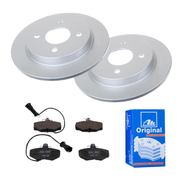 ATE Bremsesæt, skivebremser ijf141e571 bagaksel fuld 253mm 10mm for FORD