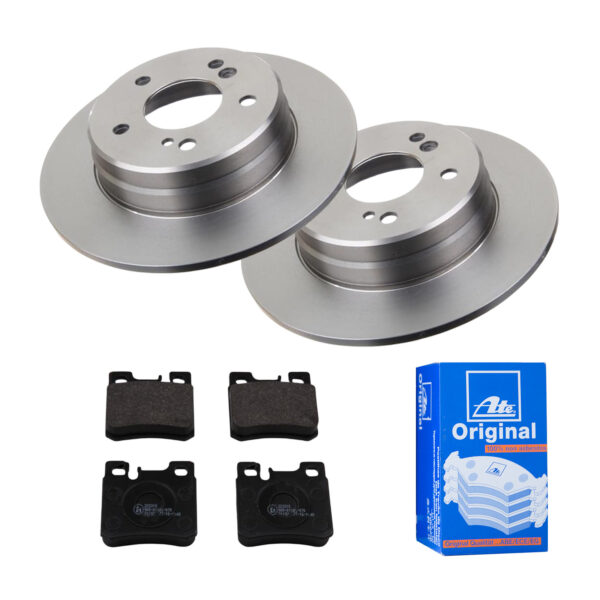 ATE Bremsesæt, skivebremser ijf141ecf9 bagaksel ventileret 278mm 19mm for MERCEDES-BENZ