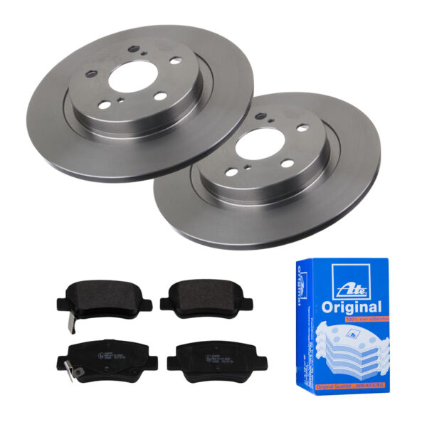 ATE Bremsesæt, skivebremser ijf141ehk9 bagaksel fuld 290mm 11mm for TOYOTA