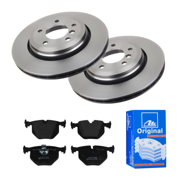 ATE Bremsesæt, skivebremser ijf141f6w5 bagaksel ventileret 320mm 22mm for BMW LAND ROVER