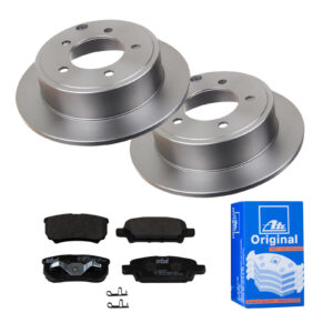 ATE Bremsesæt, skivebremser ijf141gz10 bagaksel fuld 262mm 10mm for CHRYSLER JEEP MITSUBISHI
