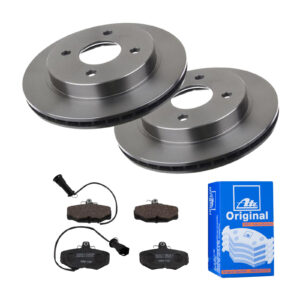 ATE Bremsesæt, skivebremser ijf141h6u0 bagaksel ventileret 253mm 20mm for FORD