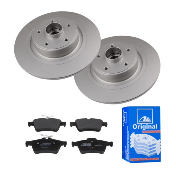 ATE Bremsesæt, skivebremser ijf141hbx4 bagaksel fuld 300mm 11mm for NISSAN RENAULT