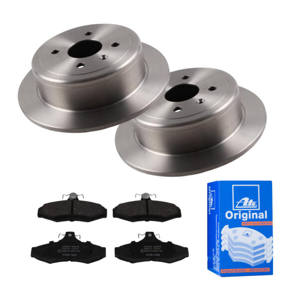 ATE Bremsesæt, skivebremser ijf141hi28 bagaksel fuld 258mm 10mm for DAEWOO CHEVROLET