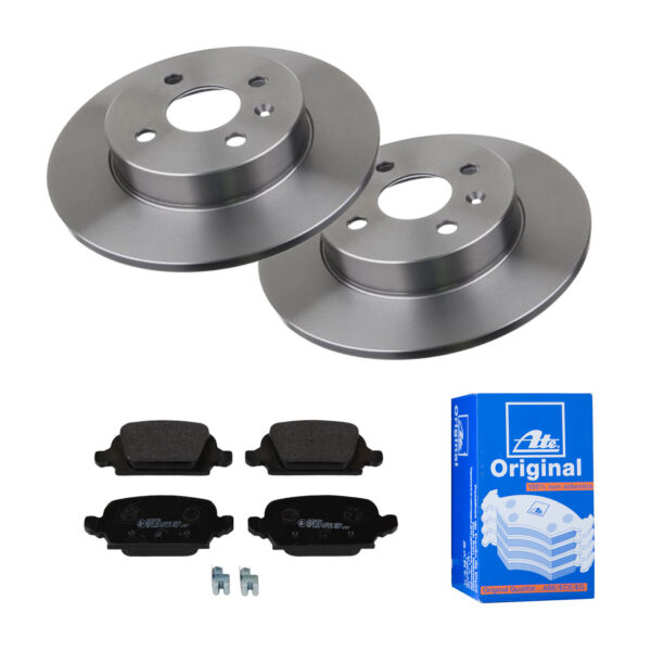 ATE Bremsesæt, skivebremser ijf141hl70 bagaksel fuld 264mm 10mm for VAUXHALL OPEL