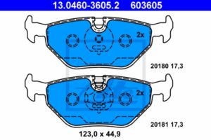 ATE Bremsesæt, skivebremser ijf141hth2 bagaksel ventileret 294mm 19mm for SAAB BMW MG ROVER