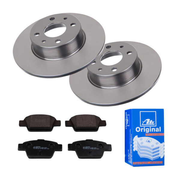 ATE Bremsesæt, skivebremser ijf141htr8 bagaksel fuld 251mm 10mm for FIAT