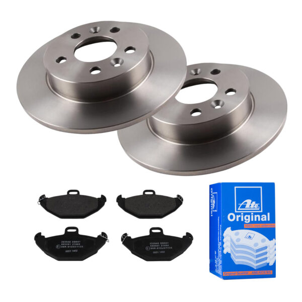 ATE Bremsesæt, skivebremser ijf141hyv8 bagaksel fuld 265mm 10mm for RENAULT