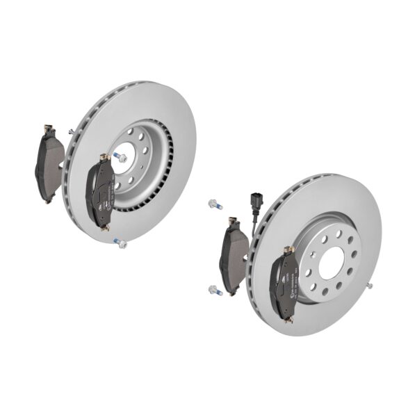 ATE Bremsesæt, skivebremser ijzjsggr65 foraksel ventileret 312mm 25mm for SEAT VAG SKODA