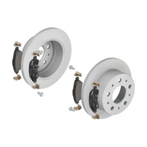 ATE Bremsesæt, skivebremser ik3ebyhw93 bagaksel fuld 280mm 16mm for PEUGEOT CITROËN FIAT