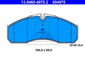 ATE Bremsesæt, skivebremser ik3ebymmd2 foraksel ventileret 290mm 26mm for MERCEDES-BENZ