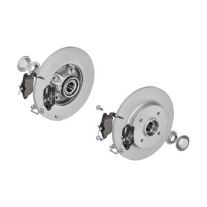 ATE Bremsesæt, skivebremser ik3ebynfh7 bagaksel fuld 268mm 12mm for PEUGEOT CITROËN