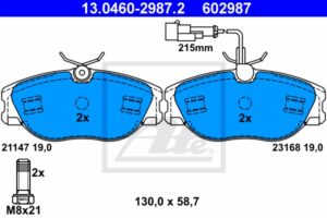 ATE Bremsesæt, skivebremser sg00000da6 bagaksel fuld 240mm 22mm for OPEL FIAT VAUXHALL