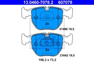 ATE Bremsesæt, skivebremser sg00000dpa foraksel ventileret 324mm 30mm for BMW