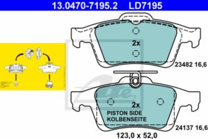 ATE Bremsesæt, skivebremser sg00000dxt foraksel fuld 278mm 11mm for OPEL VAUXHALL FORD VOLVO SAAB GENERAL MOTORS FIAT MAZDA