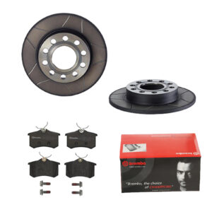 BREMBO Bremsesæt, skivebremser 142053593 bagaksel fuld 245mm 10mm for PEUGEOT ROEWE (SAIC) VW CITROËN SKODA SEAT AUDI EUROPESTAR RENAULT NISSAN