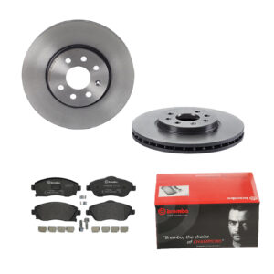 BREMBO Bremsesæt, skivebremser 142053712 foraksel indvendig ventileret 280mm 25mm for OPEL VAUXHALL GENERAL MOTORS