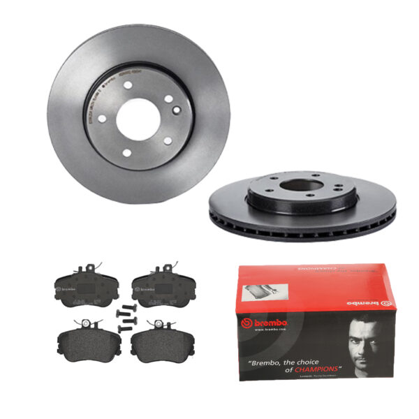 BREMBO Bremsesæt, skivebremser 142053883 foraksel indvendig ventileret 284mm 22mm for MERCEDES-BENZ