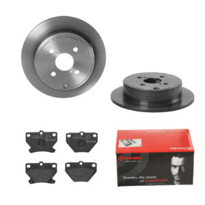 BREMBO Bremsesæt, skivebremser 142054023 bagaksel fuld 258mm 9mm for PONTIAC TOYOTA