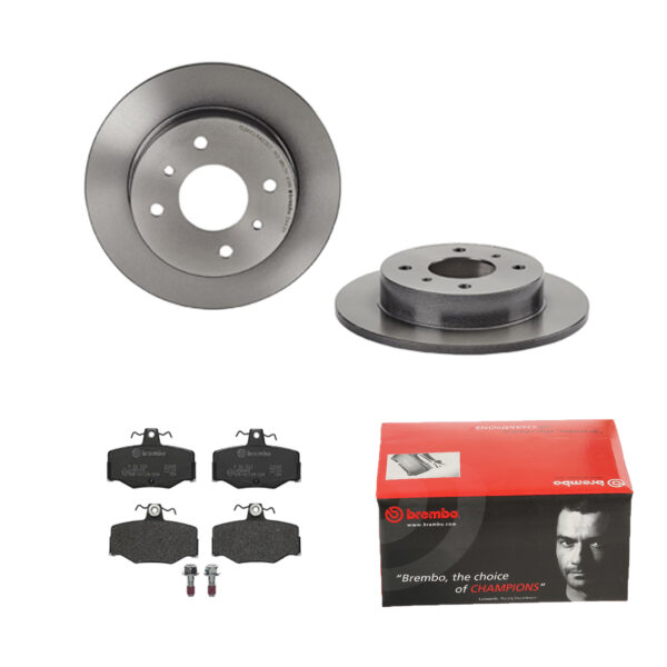 BREMBO Bremsesæt, skivebremser 142054027 bagaksel fuld 258mm 10mm for NISSAN