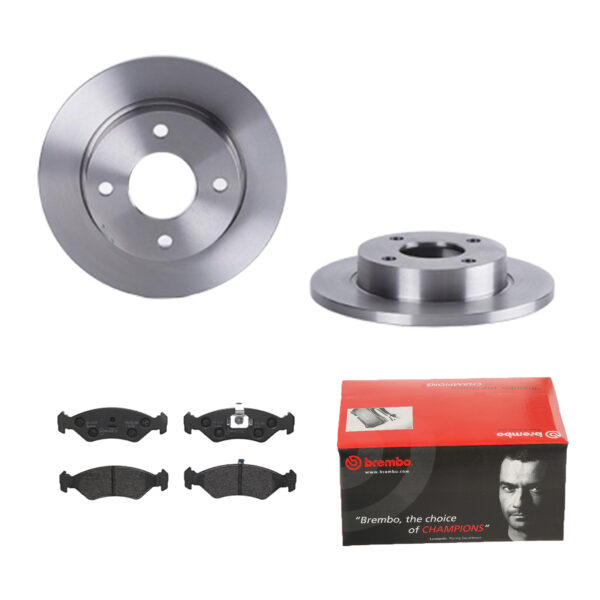BREMBO Bremsesæt, skivebremser 142054032 foraksel fuld 240mm 12mm for FORD MAZDA MITSUBISHI
