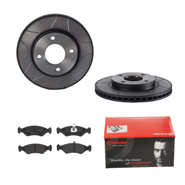 BREMBO Bremsesæt, skivebremser 142054046 foraksel indvendig ventileret 258mm 22mm for FORD MAZDA MITSUBISHI