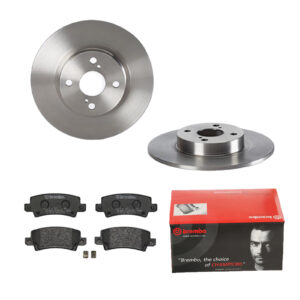 BREMBO Bremsesæt, skivebremser 142054178 bagaksel fuld 266mm 9mm for TOYOTA