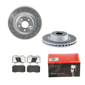 BREMBO Bremsesæt, skivebremser 142054203 foraksel perforeret/ventileret 330mm 32mm for MERCEDES-BENZ