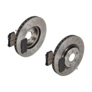 BREMBO Bremsesæt, skivebremser 142054289 foraksel perforeret/ventileret 330mm 28mm for MERCEDES-BENZ