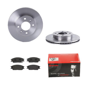 BREMBO Bremsesæt, skivebremser 142054302 foraksel indvendig ventileret 241mm 19mm for HYUNDAI HONDA