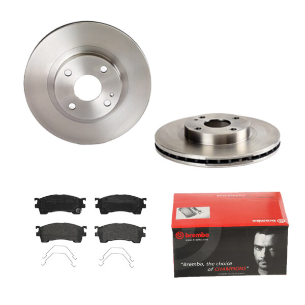 BREMBO Bremsesæt, skivebremser 142054315 foraksel indvendig ventileret 257mm 24mm for FORD FORD USA MAZDA MITSUBISHI HAIMA (FAW) NISSAN