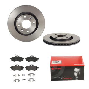 BREMBO Bremsesæt, skivebremser 142054513 foraksel indvendig ventileret 266mm 22mm for PEUGEOT CITROËN OPEL FENGSHEN CITROËN (DF-PSA)