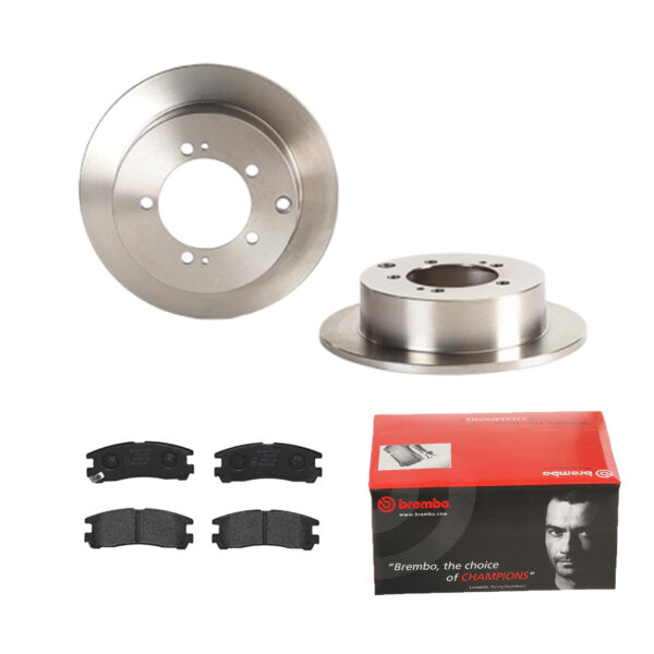 BREMBO Bremsesæt, skivebremser 142054525 bagaksel fuld 262mm 9mm for MITSUBISHI NISSAN PROTON
