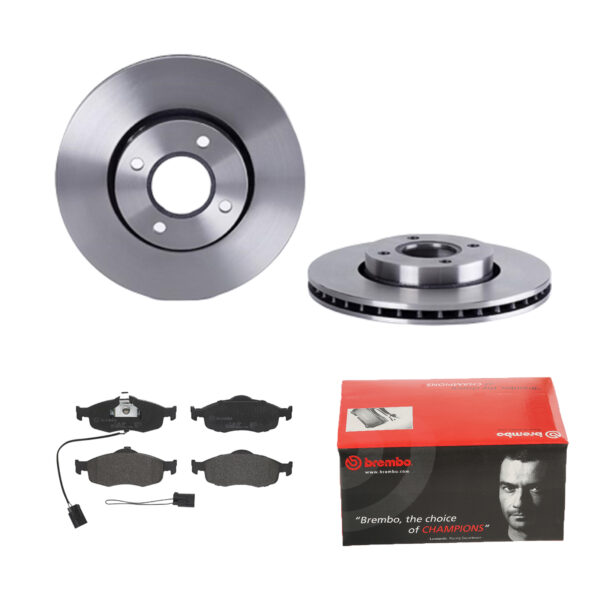 BREMBO Bremsesæt, skivebremser 142054598 foraksel indvendig ventileret 278mm 24mm for FORD MERCURY