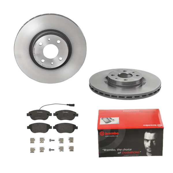 BREMBO Bremsesæt, skivebremser 142054653 foraksel indvendig ventileret 284mm 22mm for PEUGEOT CITROËN OPEL FIAT ABARTH LANCIA ALFA ROMEO GENERAL MOTOR