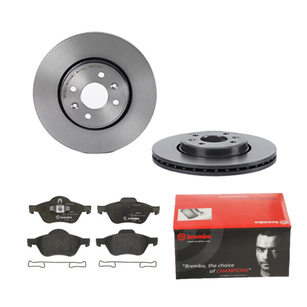 BREMBO Bremsesæt, skivebremser 142054732 foraksel indvendig ventileret 280mm 24mm for RENAULT