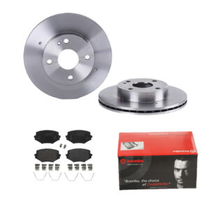 BREMBO Bremsesæt, skivebremser 142054882 foraksel indvendig ventileret 235mm 18mm for MITSUBISHI MAZDA NISSAN