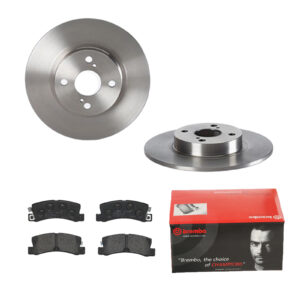 BREMBO Bremsesæt, skivebremser 142054953 bagaksel fuld 266mm 9mm for TOYOTA LEXUS NISSAN
