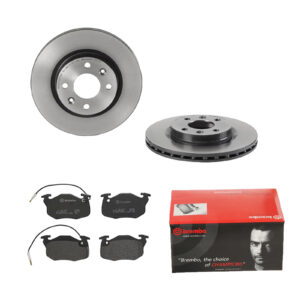 BREMBO Bremsesæt, skivebremser 142054976 foraksel indvendig ventileret 259mm 20mm for PEUGEOT CITROËN RENAULT DACIA NISSAN