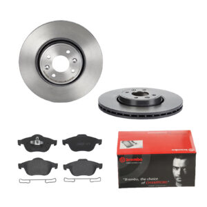 BREMBO Bremsesæt, skivebremser 142055043 foraksel indvendig ventileret 300mm 24mm for RENAULT DONGFENG