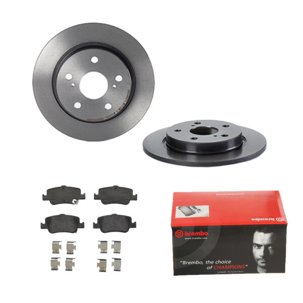 BREMBO Bremsesæt, skivebremser 142055171 bagaksel fuld 270mm 10mm for TOYOTA
