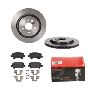 BREMBO Bremsesæt, skivebremser 142055208 bagaksel indvendig ventileret 302mm 22mm for VOLVO LAND ROVER