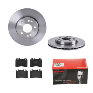 BREMBO Bremsesæt, skivebremser 142055270 foraksel indvendig ventileret 284mm 22mm for MERCEDES-BENZ
