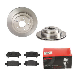 BREMBO Bremsesæt, skivebremser 142055311 bagaksel indvendig ventileret 266mm 18mm for SAAB SUBARU ISUZU MITSUBISHI